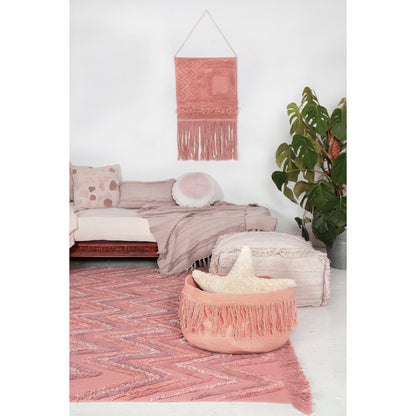 Lorena Canals Fringes Sahara nude Basket