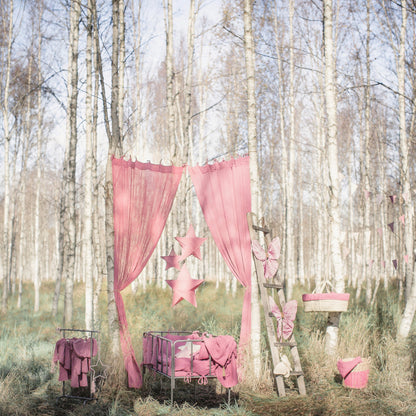 Numero 74  Basket Rattan Baobab Rose