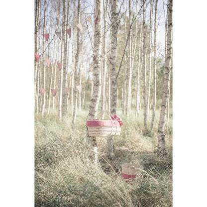 Numero 74  Basket Rattan Baobab Rose